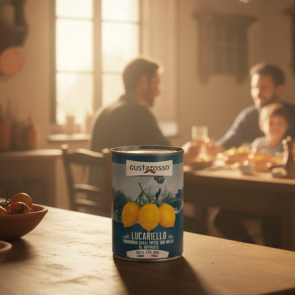 Gustarosso Lucariello sárga koktélparadicsom, 400 g
