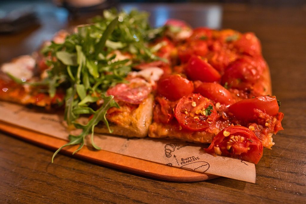 Pizza al taglio Gabriele Bonci chicágói pizzériájában