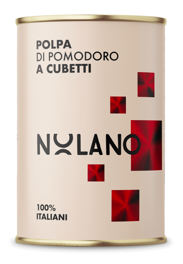 Nolano Polpa di pomodoro a cubetti darabolt paradicsom, 400 g