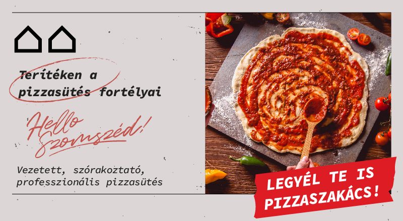 Szomszéd Bisztró pizza workshop – promóciós kép