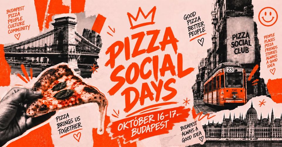 Pizza Social Days 2026 – Budapest, október 16–17.